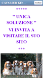 Mobile Screenshot of cavalierkingunicasoluzione.com